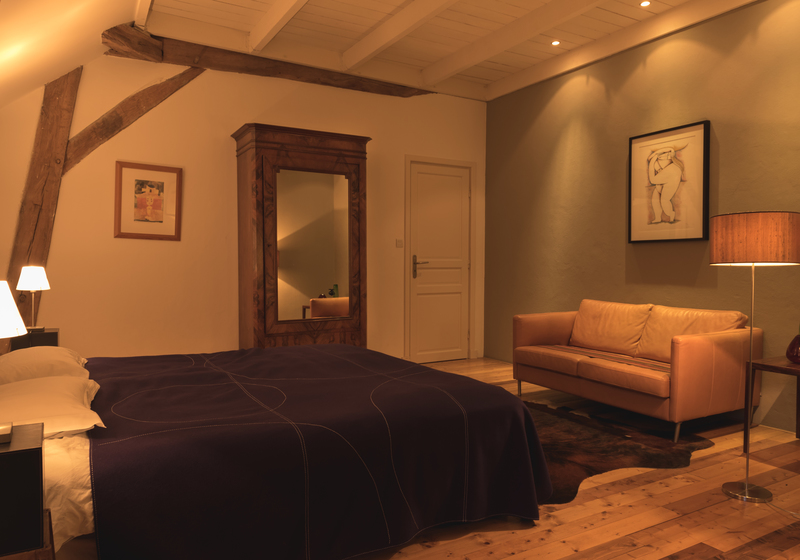burgund sehenswürdigkeiten - Zimmer in der Mühle im Burgund.