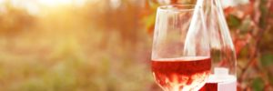 Wandern Provence-Rose Wein