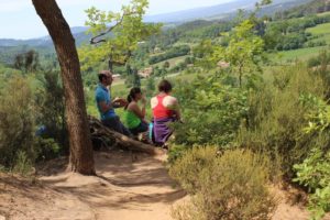 Wandern Provence-Picknick mit Ausblick