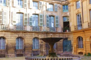 Cote Azur-Aix-en-Provence-Brunnen
