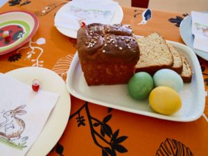 Osterfrühstück mit Brioches