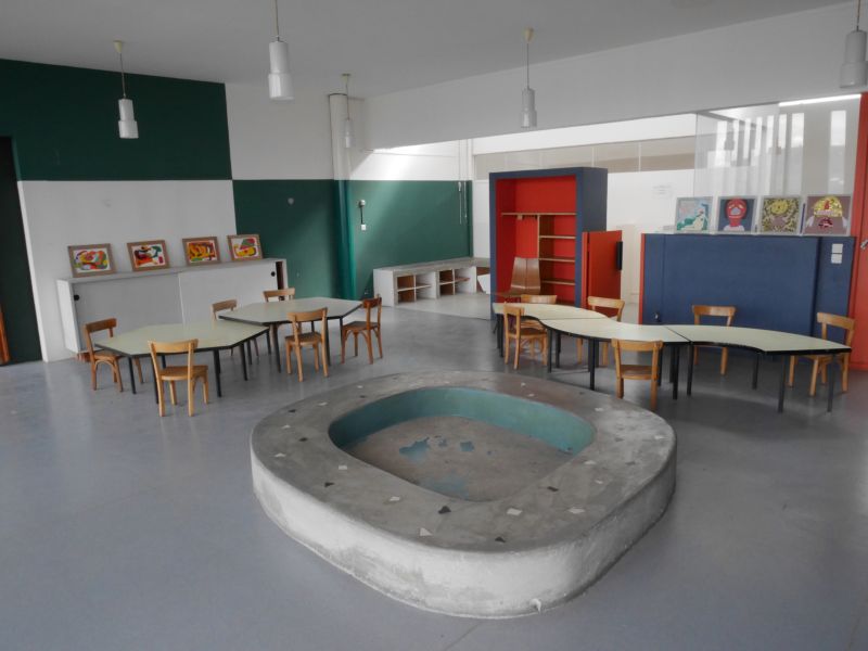 Lyon sehenswürdigkeiten - Einrichtung der Kita Firminy, Le Corbusier in Lyon.