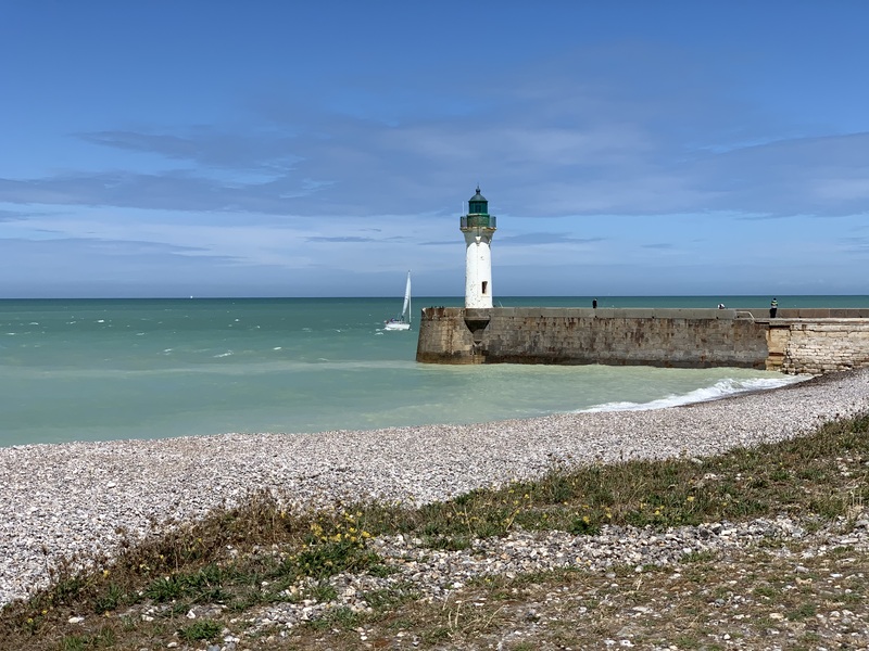 Normandie Rundreise, Leuchtturm in Le Tréport