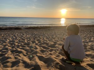 Normandie Sehenswürdigkeiten: Sonnenuntergang.