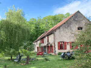 Burgund: das 300 Jahre alte Landhaus.