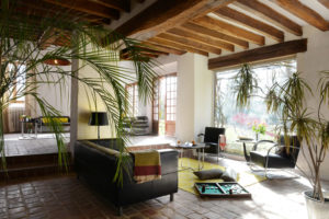 Chablis - Lounge des Landhauses.