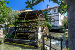 Provence Rundreise-Isle sur la Sorgue-Mühlrad