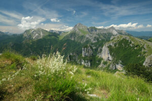 Toskana Urlaub: Panorama der Apuanischen Alpen
