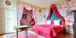 Bretagne Urlaub: Zimmerbeispiel im Schloss.