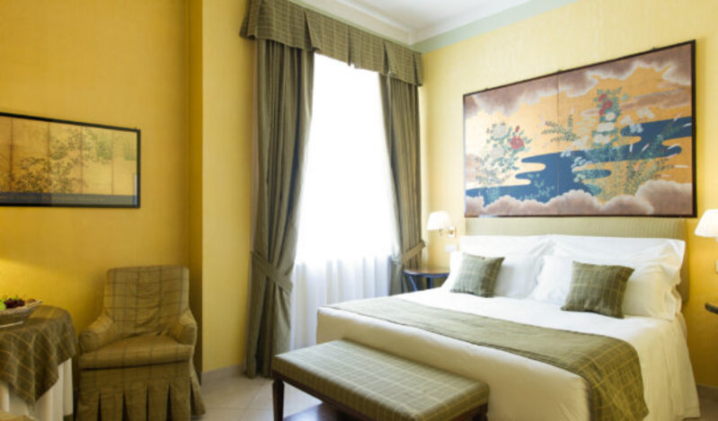 Piemont Hauptstadt: das Superior Zimmer des Boutique-Hotels.