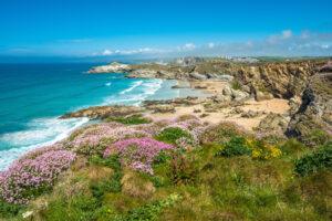 europa reisen - Küste und Strand in Cornwall, Großbritannien.