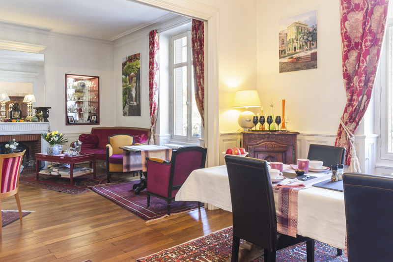 burgund sehenswürdigkeiten - der Frühstücksraum Ihrer Unterkunft im Burgund.